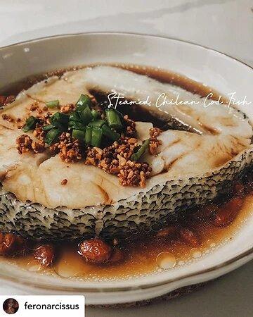 Classic Steamed Chilean Cod Steak by @feronarcissus - Catch Of The Day Singapore