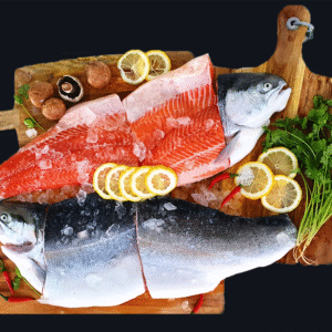 Farmed Salmon (Norwegian) 三文鱼 Whole (4.5KG and above))